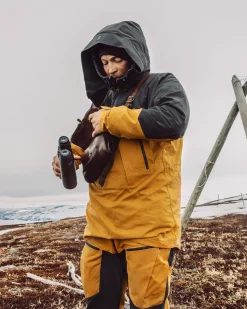 Lundhags Abisku Hybrid Anorak Gold/Charcoal Clearance