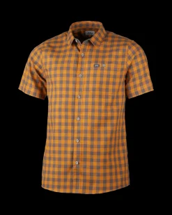 Lundhags Ekren Ms SS Shirt Dark Gold Hot