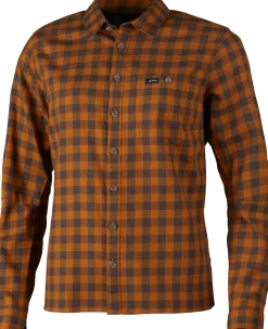 Lundhags Ekren Ws LS Shirt Dark Gold Flash Sale