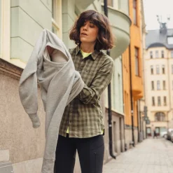 Lundhags Ekren Ws LS Shirt Clover Hot