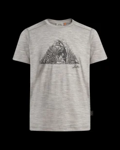 Lundhags Fika Merino Lt Jr Tee Light Grey Store