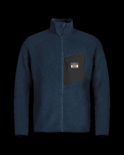 Lundhags Flok Wool Ms Pile Light Navy Cheap