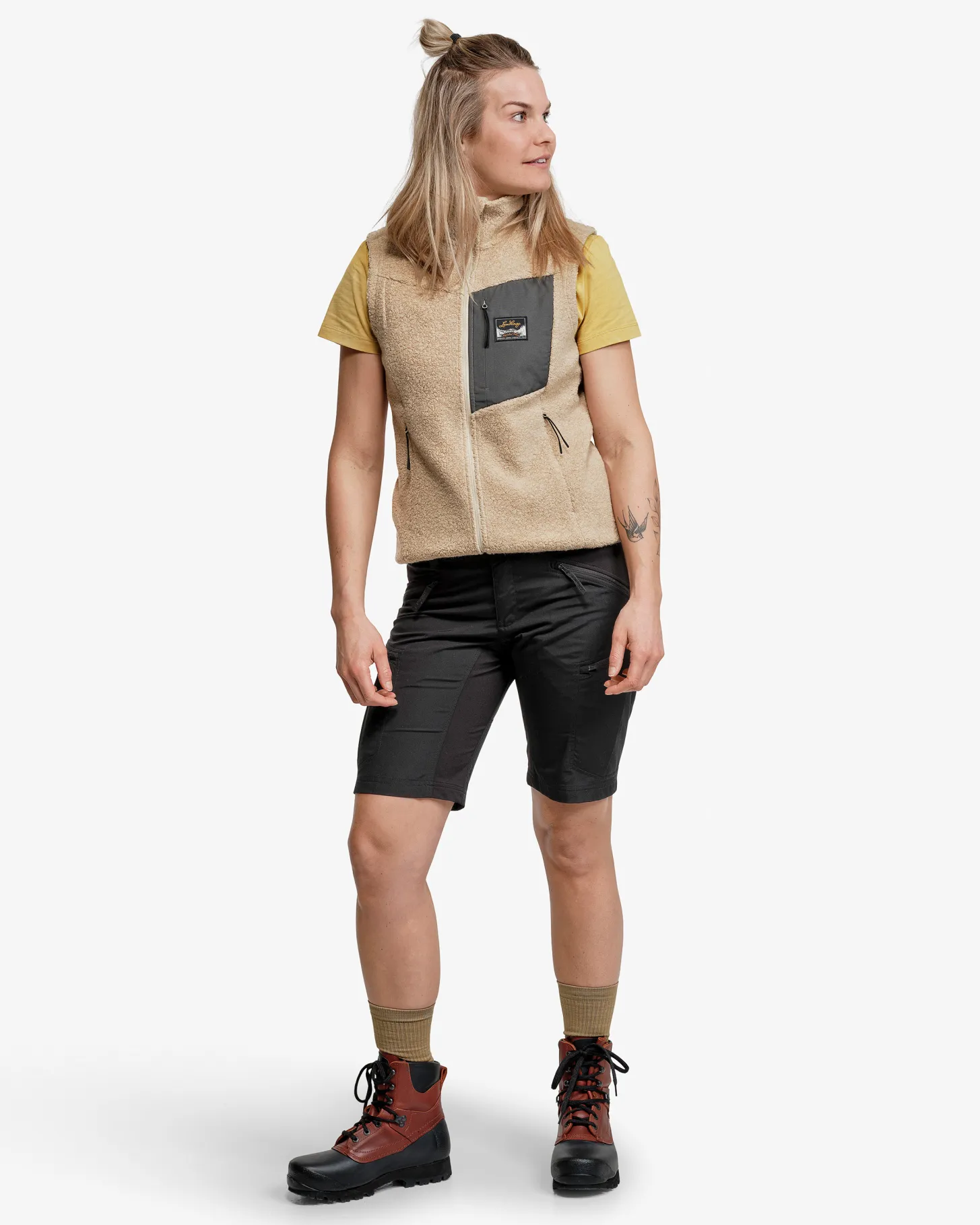Lundhags Flok Wool Pile Vest W Sand Store