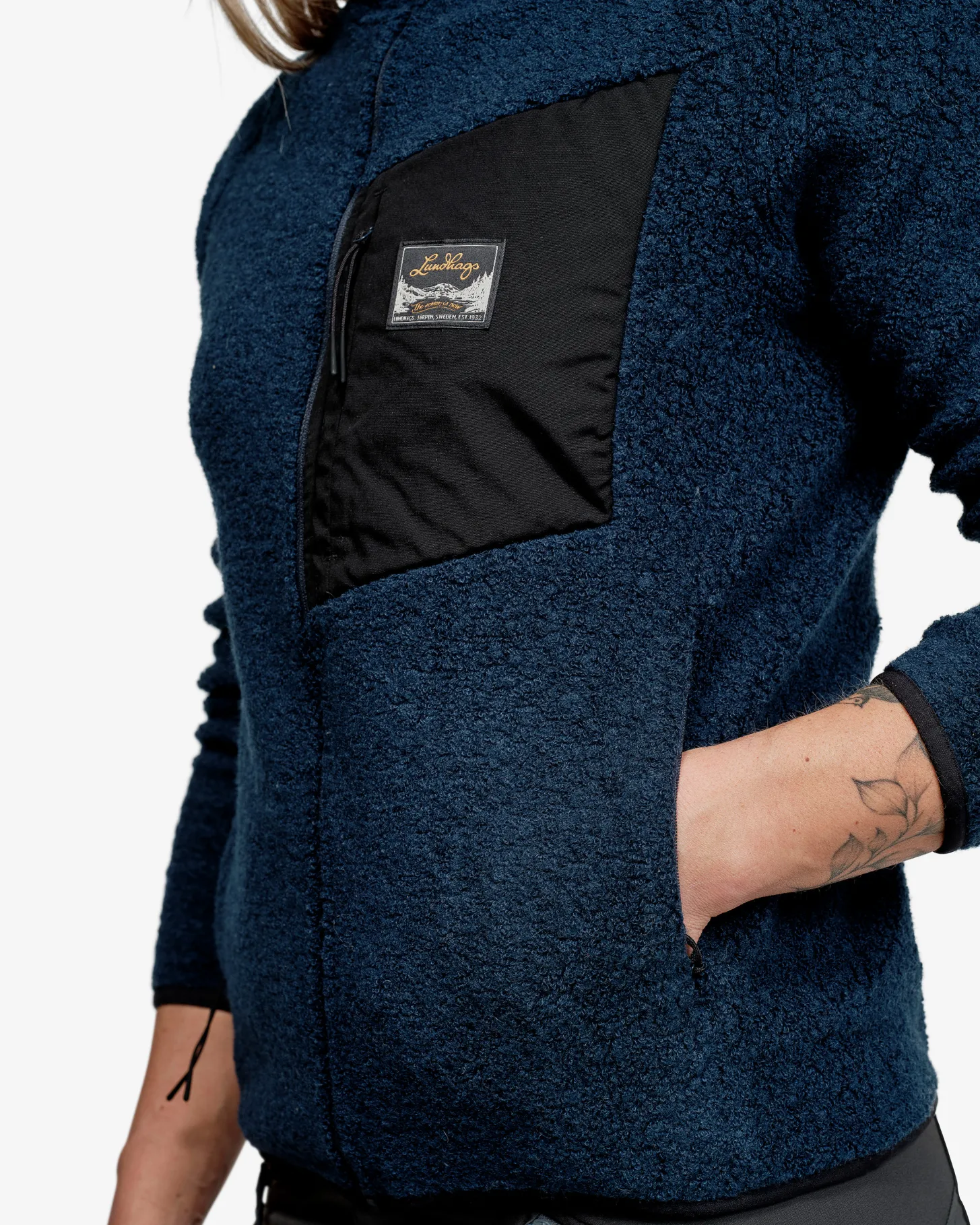Lundhags Flok Wool Ws Pile Light Navy Best
