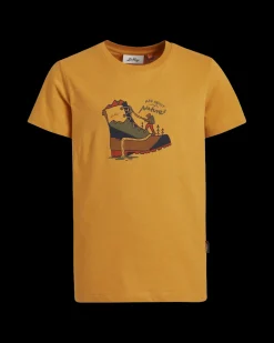Lundhags Fulu Climbing T-shirt Jr Gold Best