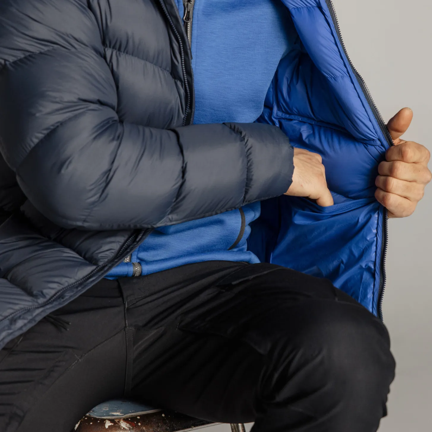 Lundhags Fulu Down Hooded Jacket M Deep Blue New