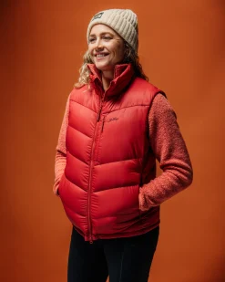 Lundhags Fulu Down Vest W Rosewood Fashion