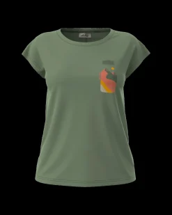 Lundhags Fulu Merino Bottle T-Shirt W Clover Cheap