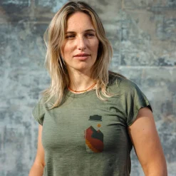 Lundhags Fulu Merino Bottle T-Shirt W Clover Cheap