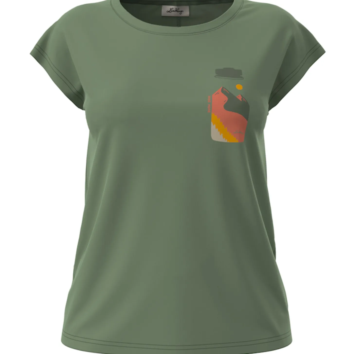 Lundhags Fulu Merino Bottle T-Shirt W Clover Cheap