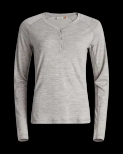 Lundhags Fulu Merino Henley W Light Grey Store