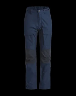 Lundhags Fulu Rugged Stretch Hybrid Pant Jr Light Navy/Deep Blue Cheap
