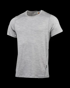 Lundhags Gimmer Merino Lt Ms Tee Light Grey Hot