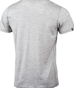 Lundhags Gimmer Merino Lt Ms Tee Light Grey Hot