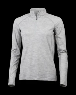 Lundhags Gimmer Merino Lt Ws 1/2 Zip Light Grey Best Sale