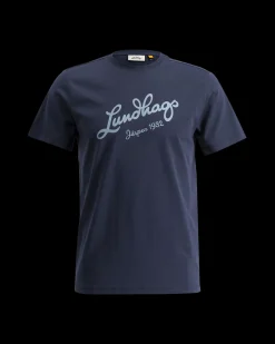 Lundhags Järpen Logo T-shirt M Deep Blue Best Sale