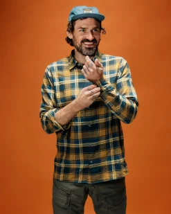 Lundhags Järpen Plaid Flannel Shirt Olive Flash Sale