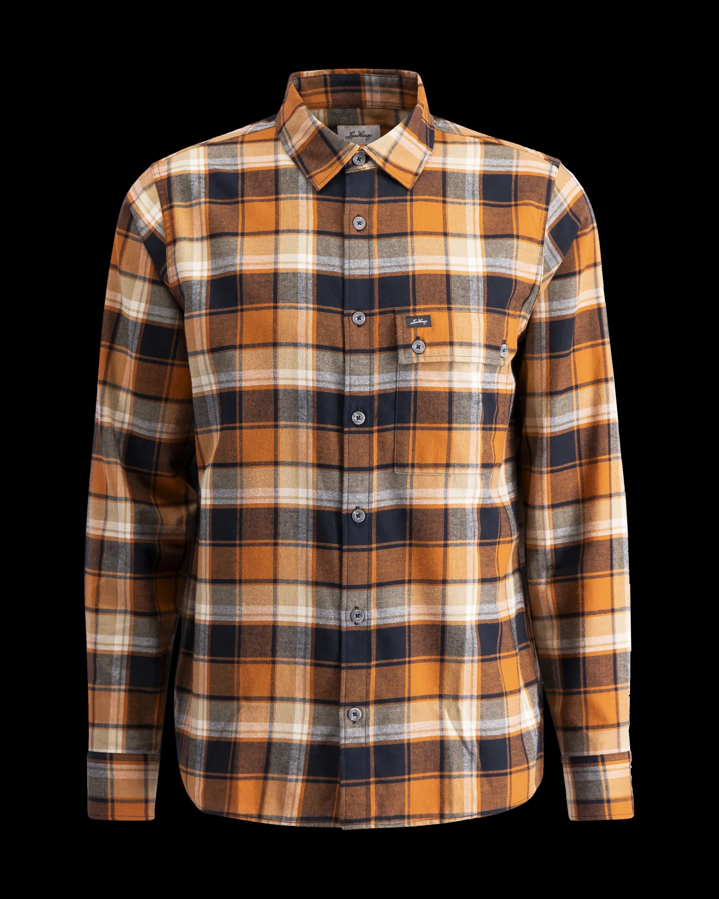 Lundhags Järpen Plaid Flannel Shirt Brick Discount
