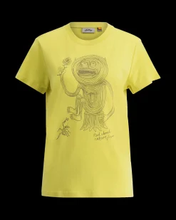Lundhags Järpen Printed T-shirt W Pale Lemon Online