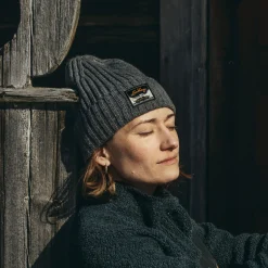 Lundhags Knak Wool Beanie Grey Melange Cheap