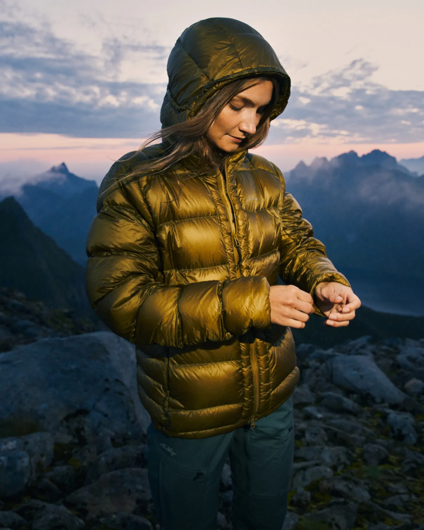 Lundhags Padje Light Tech Down Jacket W Olive Hot