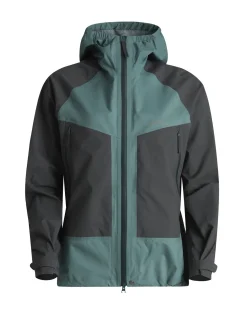 Lundhags Padje Light Waterproof Jacket W Jade/Dark Agave Outlet