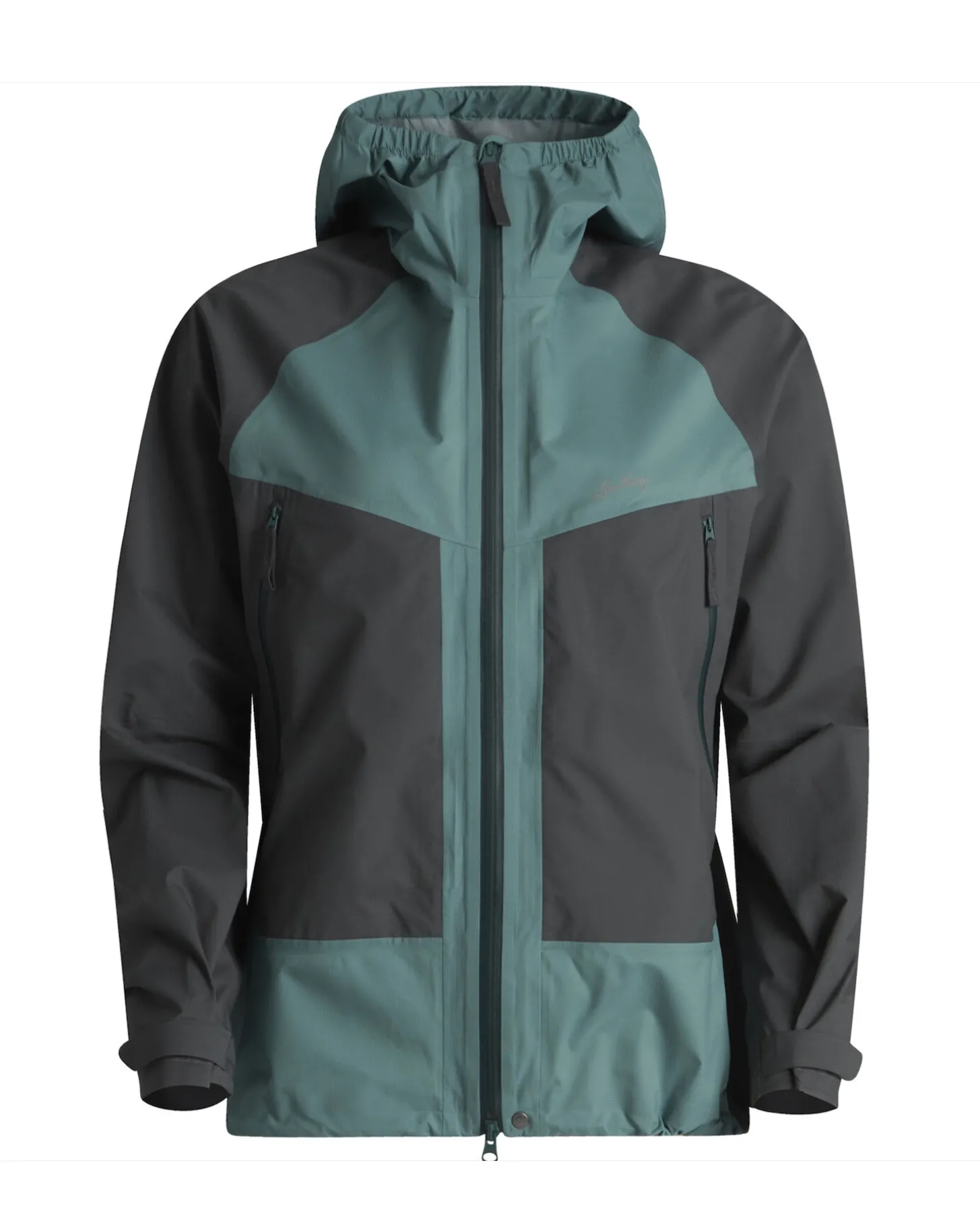 Lundhags Padje Light Waterproof Jacket W Jade/Dark Agave Outlet