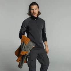 Lundhags Prime Merino Half Zip M Charcoal/Black Store