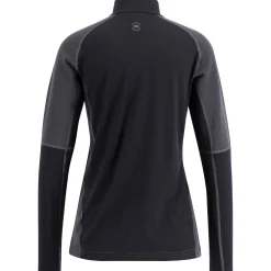 Lundhags Prime Merino Half Zip W Charcoal/Black Discount