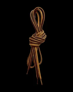 Lundhags Round Shoe Laces 150cm Yellow/Brown Online