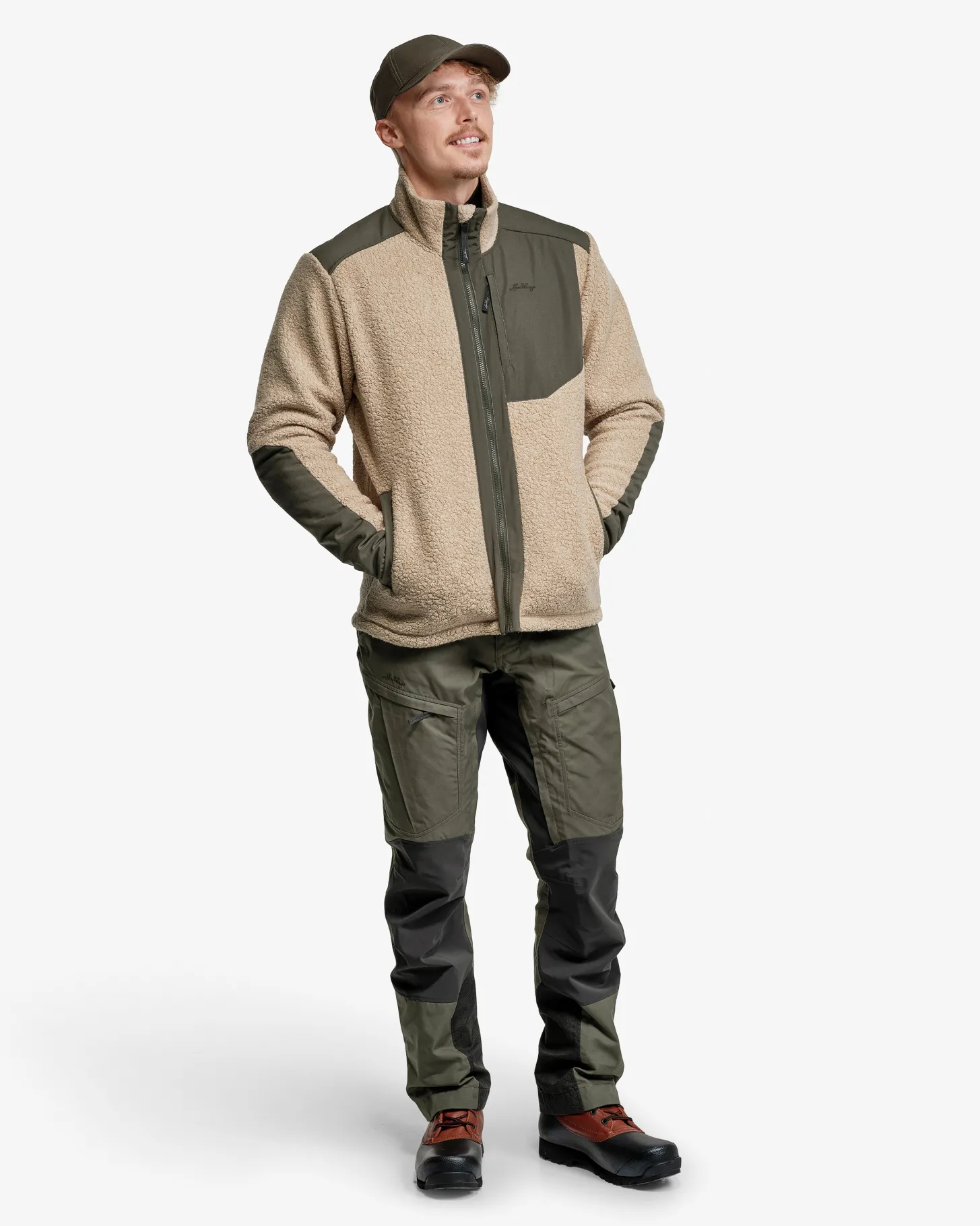 Lundhags Saruk Wool Pile Mid Full Zip M Sand Clearance