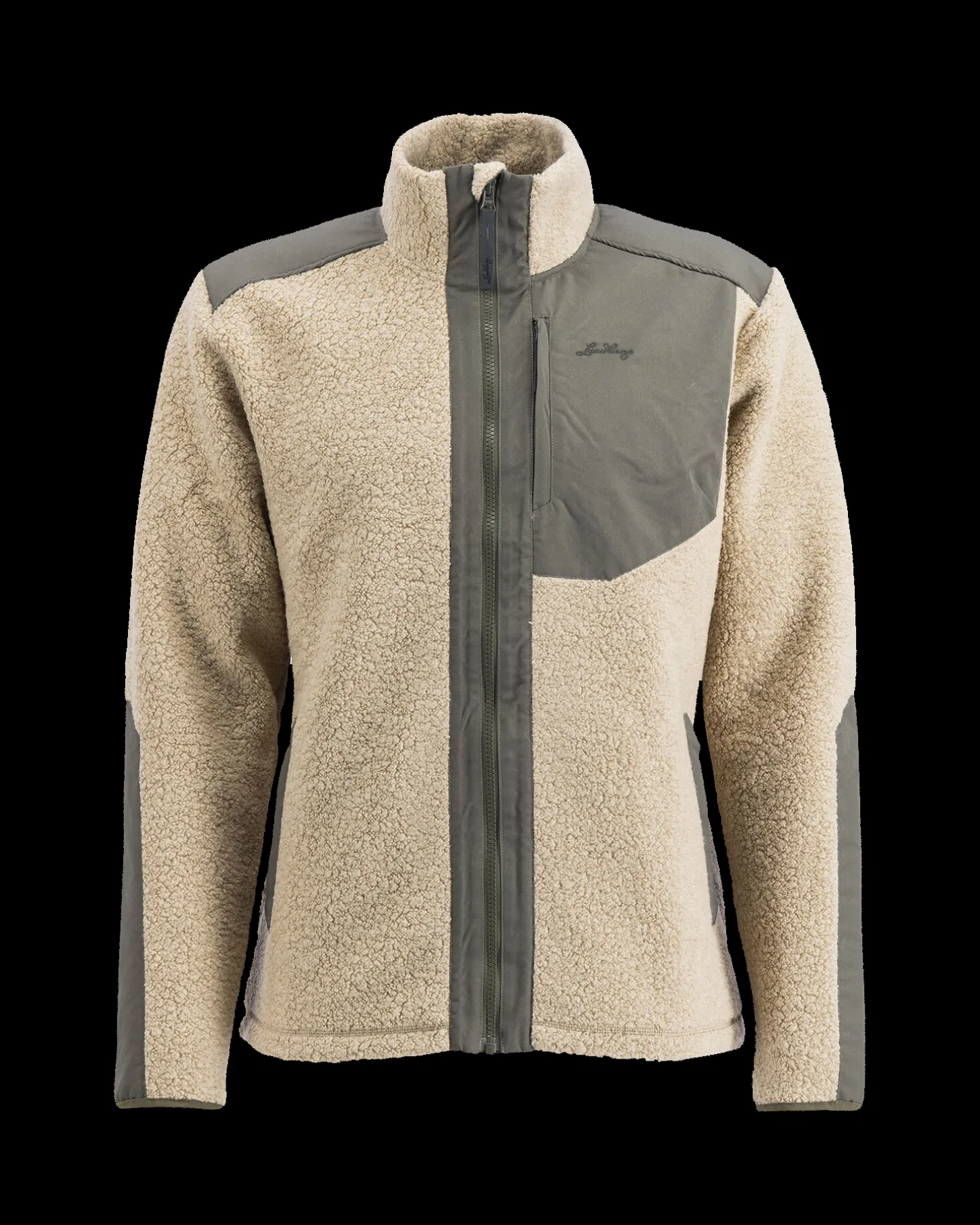 Lundhags Saruk Wool Pile Mid Full Zip M Sand Clearance