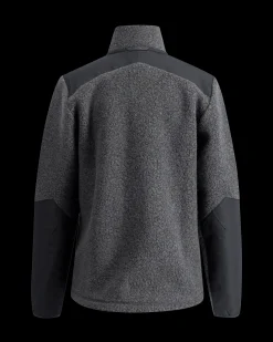 Lundhags Saruk Wool Pile Mid Full Zip W Charcoal Shop