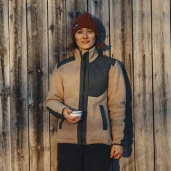 Lundhags Saruk Wool Pile Mid Full Zip W Sand Sale