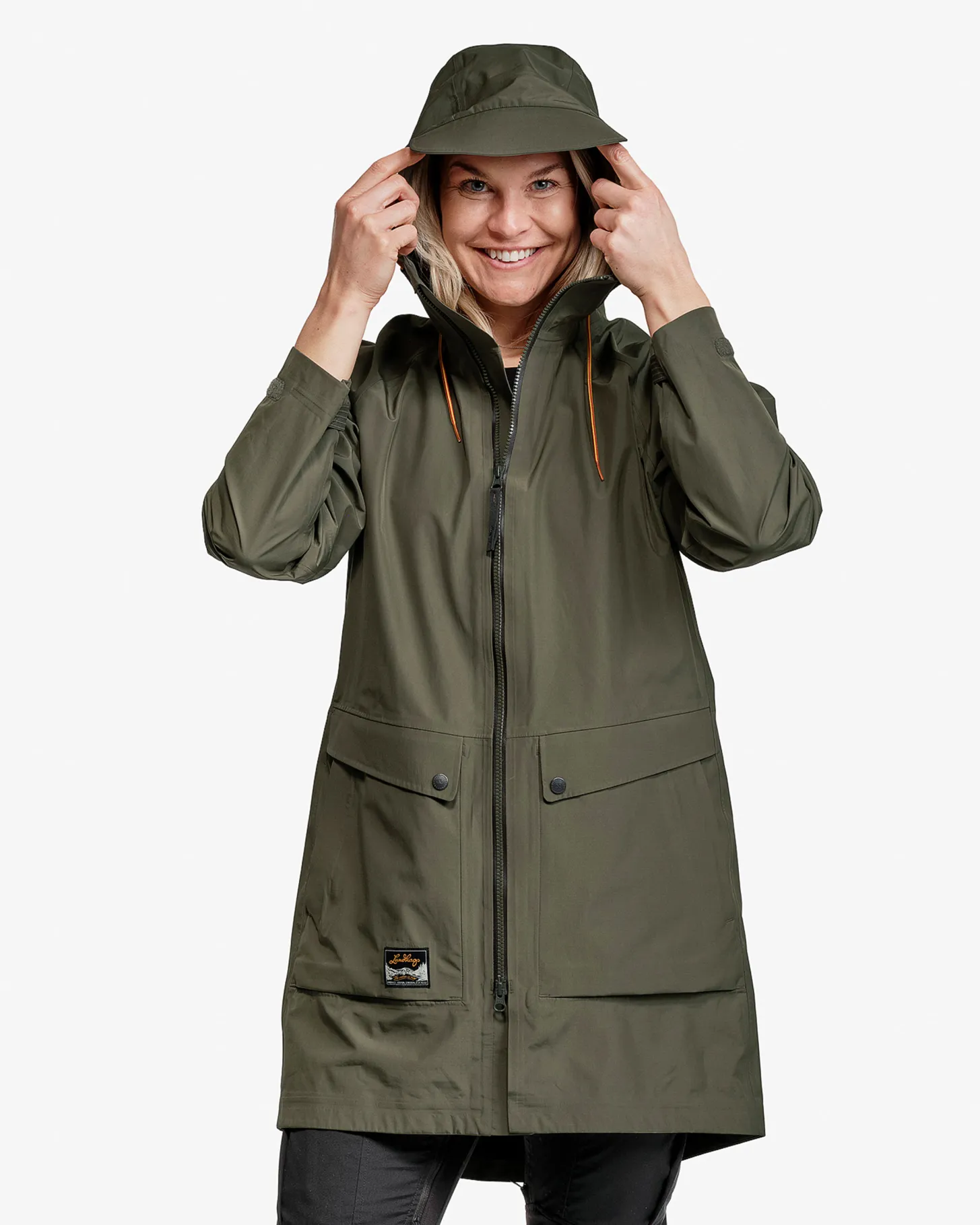 Lundhags Stockholm Waterproof Parka W Forest Green Clearance