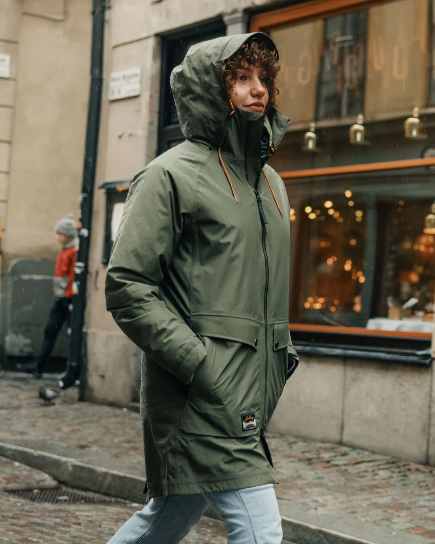 Lundhags Stockholm Waterproof Parka W Forest Green Clearance