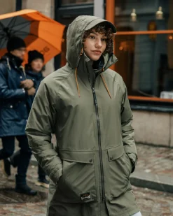 Lundhags Stockholm Waterproof Parka W Forest Green Clearance