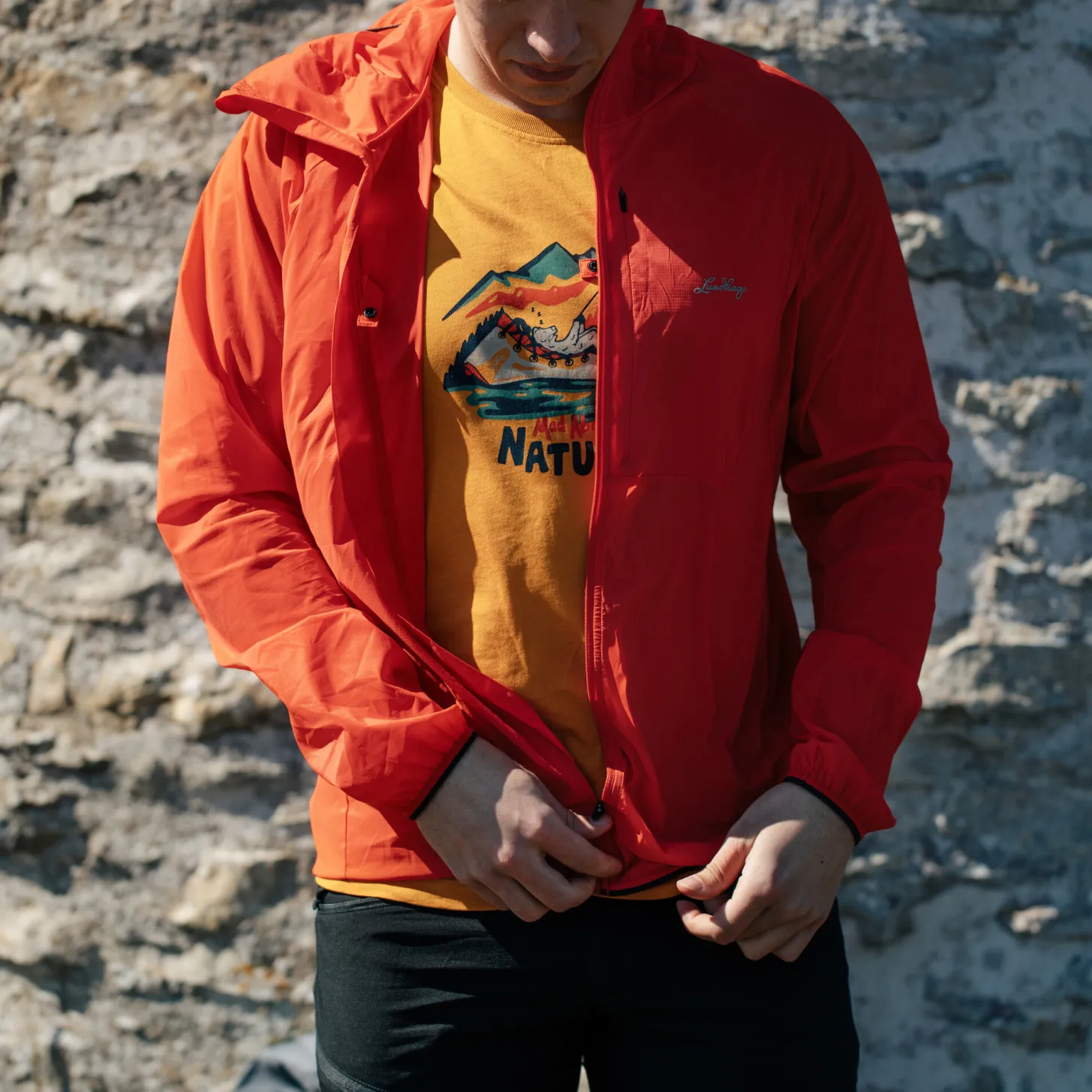 Lundhags Tived Light Wind Jacket M Lively Red Best
