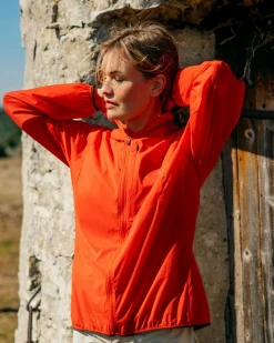 Lundhags Tived Light Wind Jacket W Lively Red Cheap