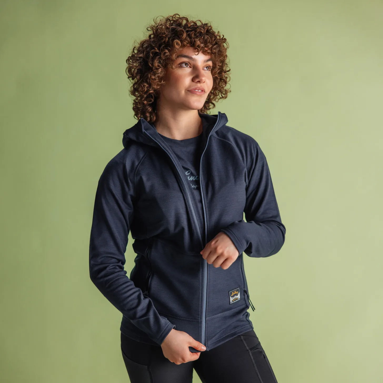 Lundhags Tived Merino Hoodie W Deep Blue Best Sale
