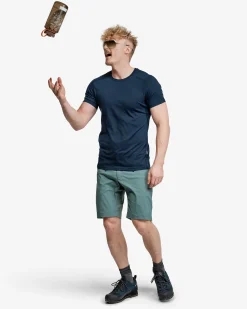 Lundhags Tyre Merino T-Shirt M Light Navy Clearance