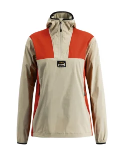 Lundhags Tyre Stretch Anorak W Sand/Lively Red Fashion