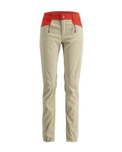 Lundhags Tyre Stretch Pant W Sand/Lively Red Best Sale