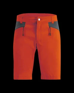 Lundhags Tyre Stretch Shorts M Lively Red/Seaweed Fashion