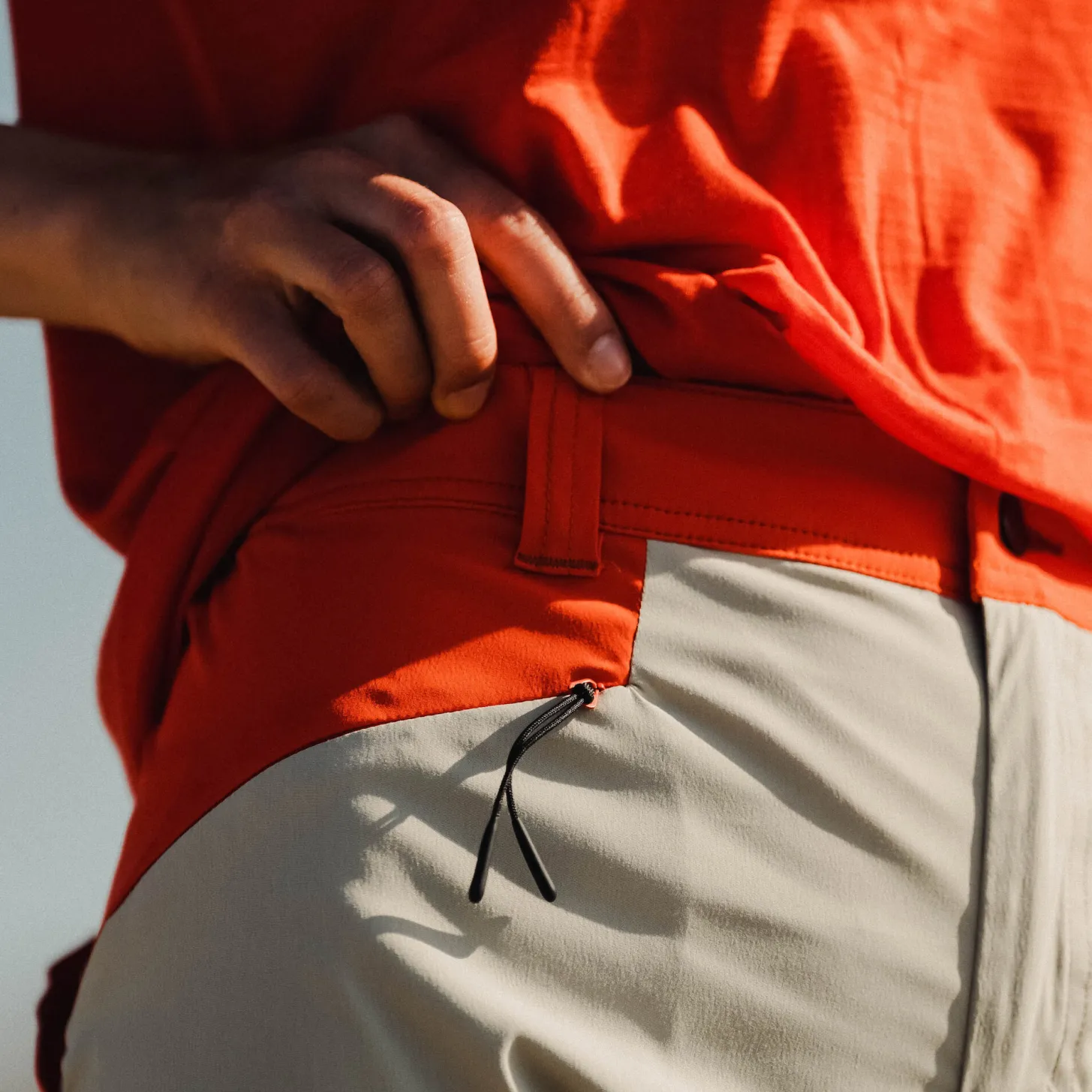 Lundhags Tyre Stretch Shorts W Sand/Lively Red Best