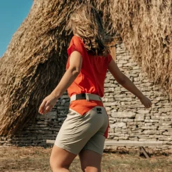 Lundhags Tyre Stretch Shorts W Sand/Lively Red Best